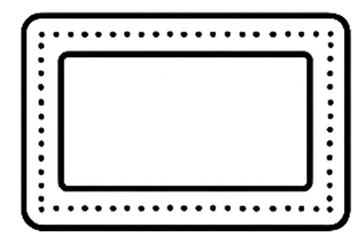Blank e-paper screen